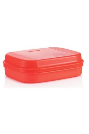 Tupperware Özel Kare 2 Litre Geniş Mor Gıda Saklama Kabı Hava