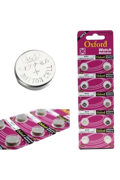 Oxford Ag4-377 Lr626 Alkalin Saat Pili 10lu Paket