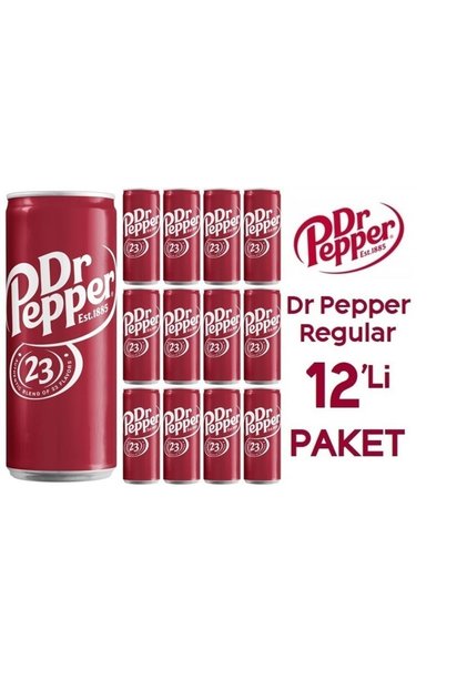 Dr Pepper 330ml 12'li Paket