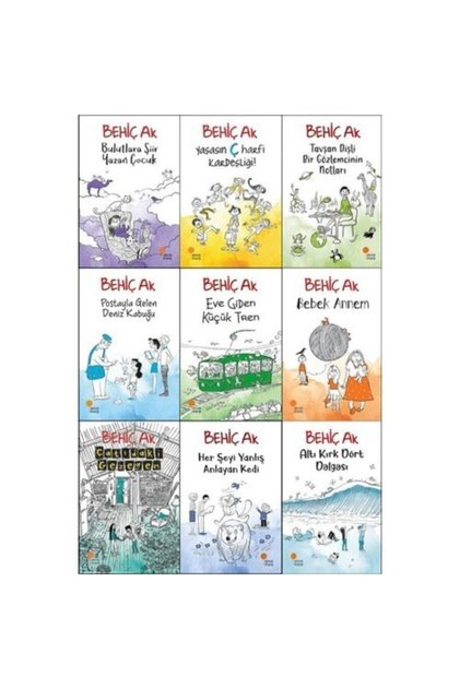 Behiç Ak Children's Novels 4. 5. 6. Grades 9 Book Set
