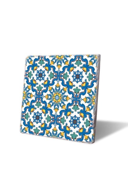 Trivet cu design cu flori galbene