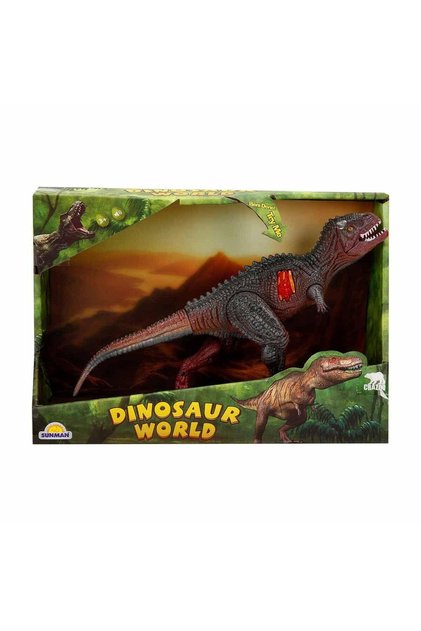 Dinosaur World Sesli Dinozorlar 23 cm 34545 Tırtıklı Gövde
