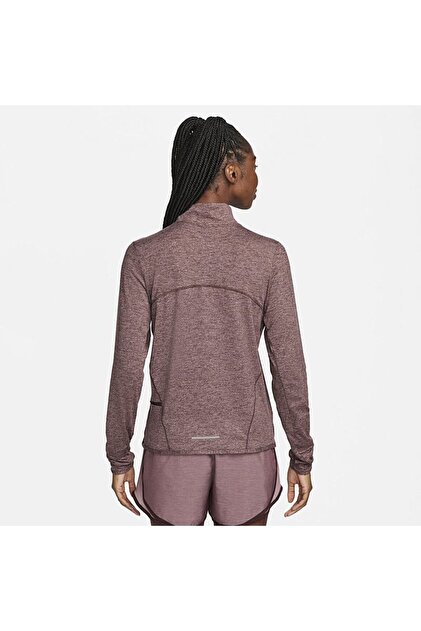Q Nike Dri-Fit Swift Element UV 1/4-Zip Running Long-Sleeve Kadın