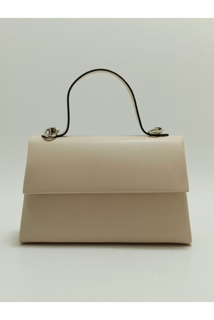 Women's Cream Color Evening Dress Bag