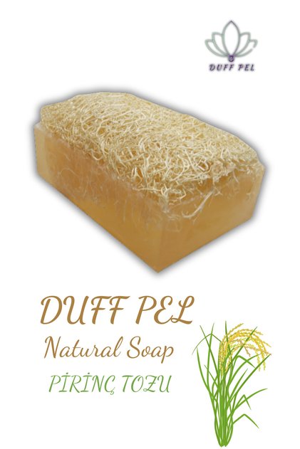 Natural Pumpkin - Fiber Rice Powder and Soap Peeling Effect