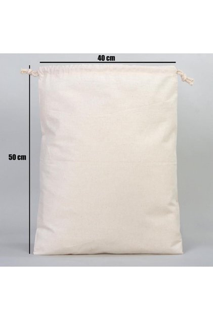 40x50 10 Pieces Raw Cloth Storage Pouch Pulses Pouch Fruit Vegetable Noodle Multi-Purpose Storage Pouch