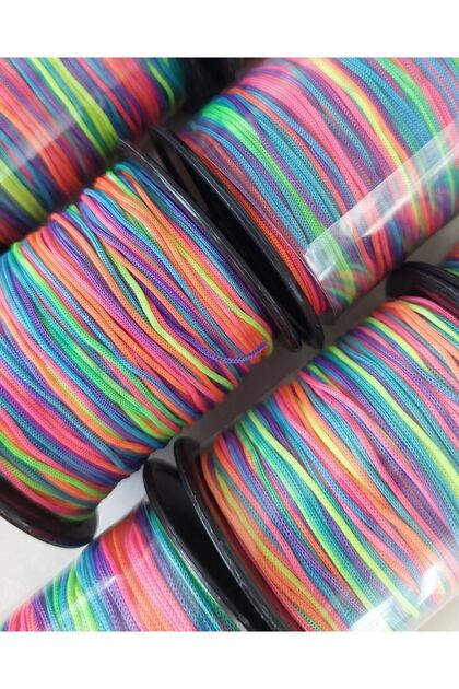 Ebruli color 100 meter parachute macrame bracelet knitting cord (1.0 mm)