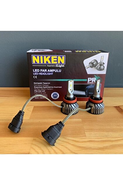 Niken Pro Seri Slim Led Xenon Far Ampulü H11 12v 6000k 8000lm