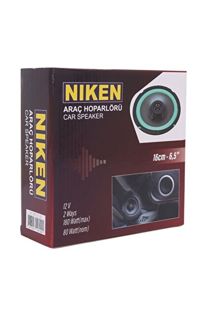 Niken 6,5'' - 16cm Oto Araç Hoparlörü 12v 180watt (1 ADET