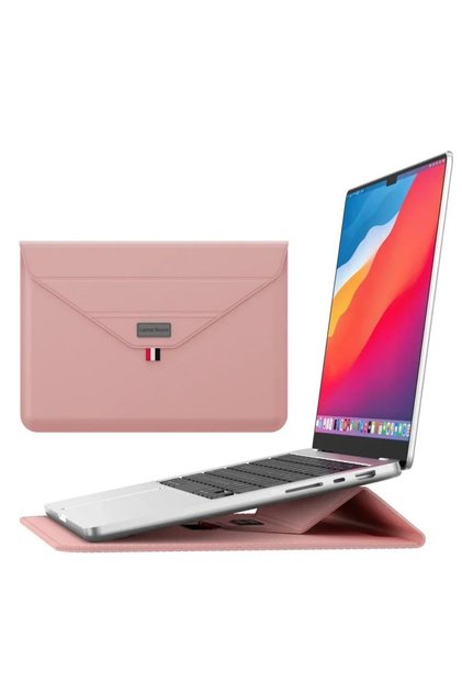 MacBook Pro Air 13 M1-M2 2020/2022 A2179-A2337-A2338-A2251-A2159-A1989-A1708 Leather Stand Bag