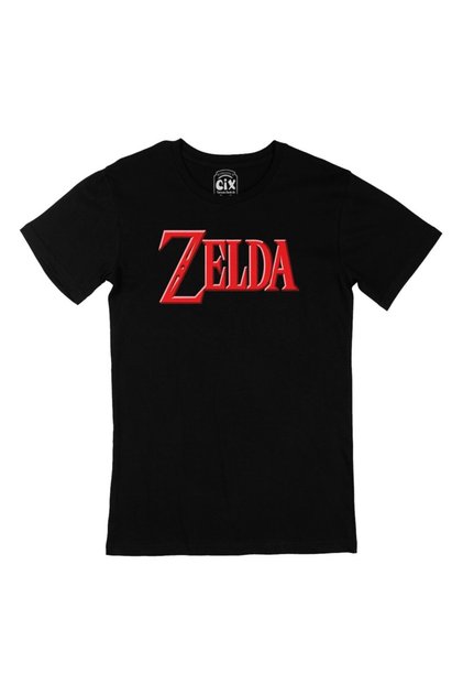 The Legend Of Zelda Pocket Logo Designed Black T-Shirt