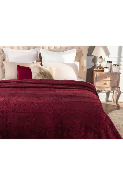 Rochelle Mink Emboss Blanket