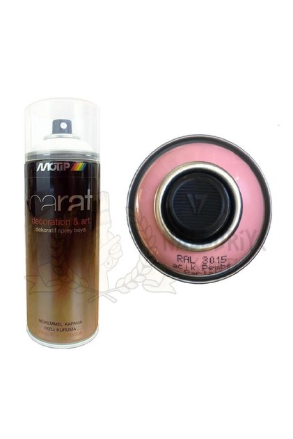 Carat Akrilik Sprey Boya AÇIK PEMBE PARLAK 400 ml - RAL3015