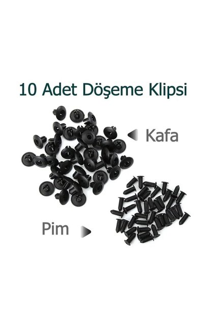 Hyundai Davlumbaz , Çamurluk ve Döşeme Klipsi 10 Adet