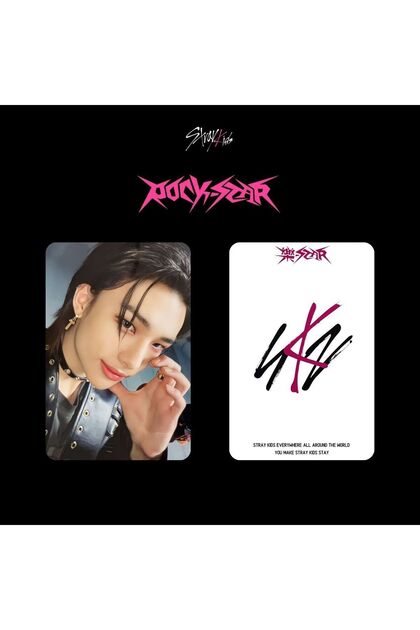 Kpop Dünyasi STRAY KIDS Hyunjin '' Rock Star '' Albüm PC Set