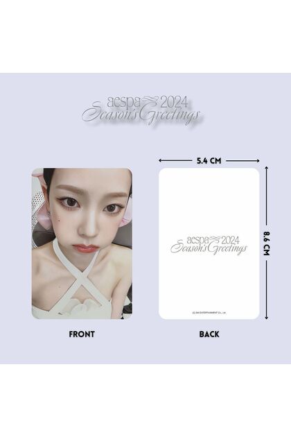 Kpop Dünyasi AESPA '' 2024 Season's Greetings '' Photocards Set