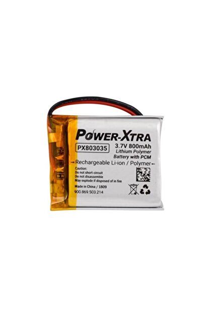 パンツ PIL POWER-XTRA Px803035 3.7v 800 Mah Li-polymer Pil (devreli/1.5a