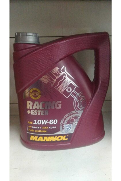 MANNOL Racing+Ester 10W-60 Motoröl 10 Liter + Motorspülung – Hochleistungsöl Für Sport- & Rennwagen