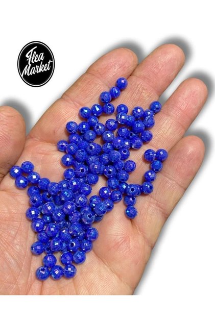 Janjanli Crystalized Acrylic Beads - Jewelry Beads - Decoration Beads - ( 250 Pieces - 8mm )