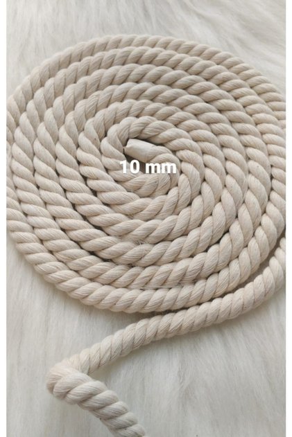 10mm Pamuk Halat (YENİ) 4 Metre
