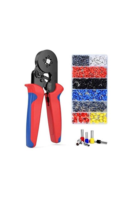 MS_R6/10【NS】 Rose Hsc8 6-4a Terminal Sıkma Pensesi 1200parça Kablo Pabucu