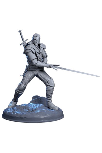 Premium Havalı Geralt Of Rivia Figürü | The Witcher 3 Koleksiyonu