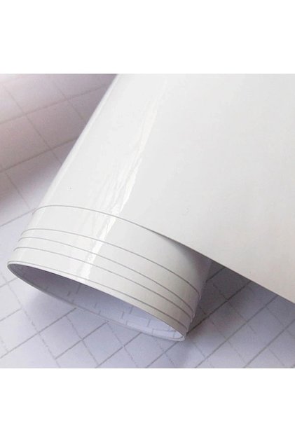 White Color Durable Vehicle Motor Furniture White Goods Coating Foil (126cm X 20 cm)