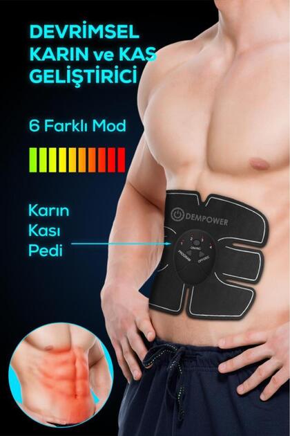 DEMPOWER 6 Modlu Karın Kası ve Kas Geliştirici EMS Cihazı