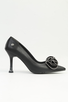 Pierre Cardin ® | Pc-53028- 3341 Black-Women's Low Heeled Shoes