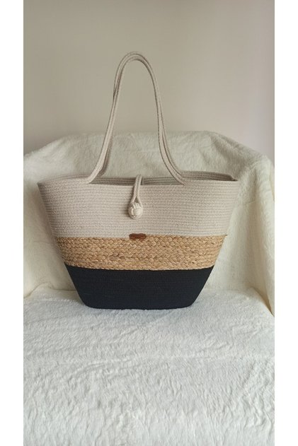 Straw Beach Bag