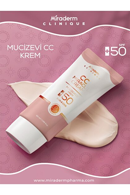 Miraderm MİRADERM MİRACLE CC CREAM 50+ - Fiyatı, Yorumları