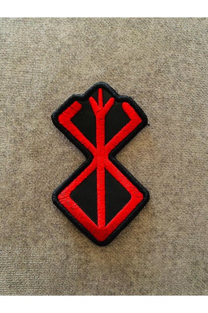Berserk Anime Nakış Patch Peç Yama dikilebilir yama (5x9 CM)