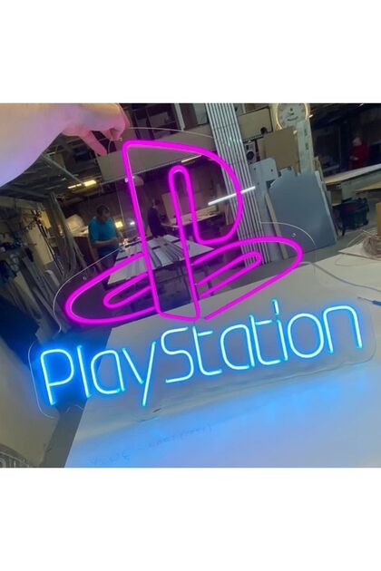 Playstation Neon led Tabela 70x50
