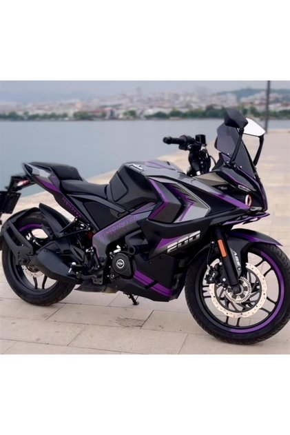 Bajaj Pulsar Rs200 Mor Takım Sticker Modeli
