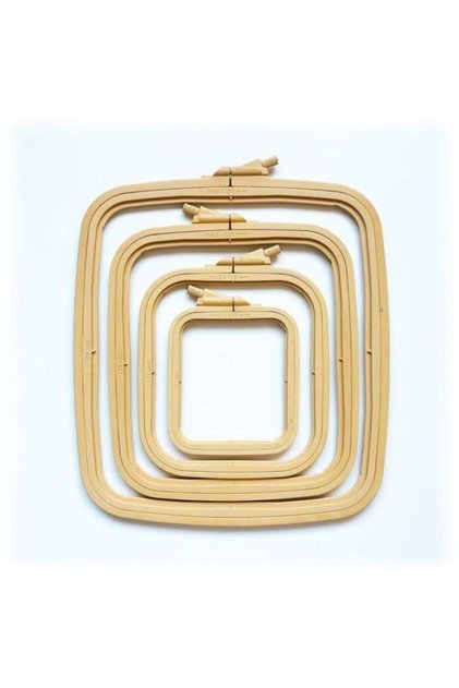 Nurge Set of 4 Square Plastic Embroidery Hoops