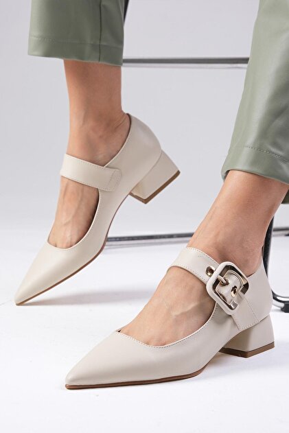beige dress shoes low heel Beige Block Heels - All Shoes