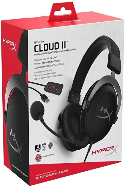 Kingston HyperX Cloud II Oyuncu Kulaklık Gri KHX-HSCP-GM Fiyatı