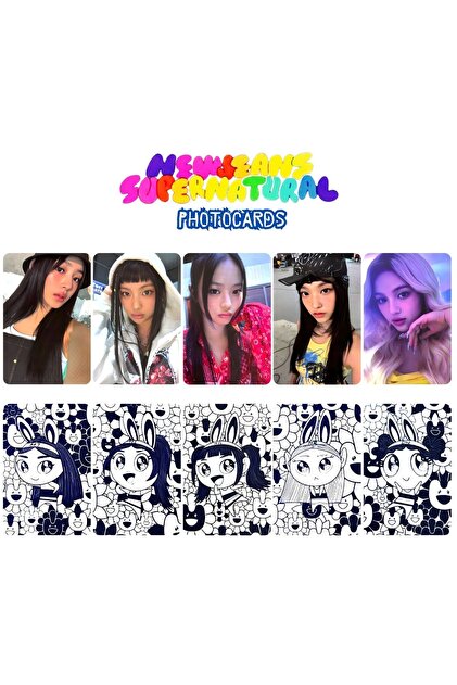 Kpop Dünyasi NEW JEANS '' Supernatural '' Photocards Set 2