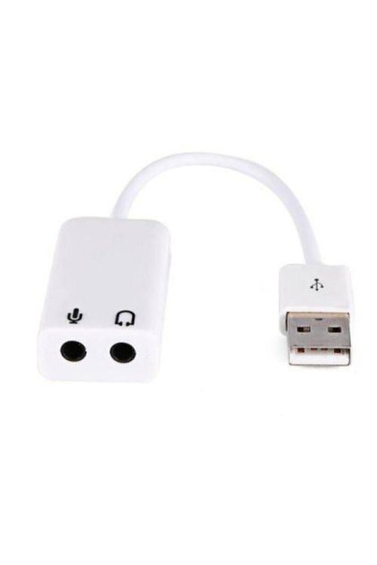 Usb Ses Kartı 7.1 Virtual Sound 3d 5hv2 Çevirici Dönüştürücü Adaptör Kulaklık Mikrofon