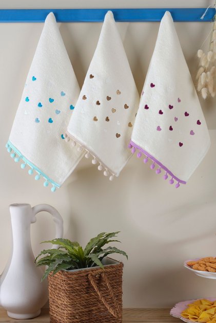Kitchen and Bath Towel 30x50 100% Cotton Set of 3