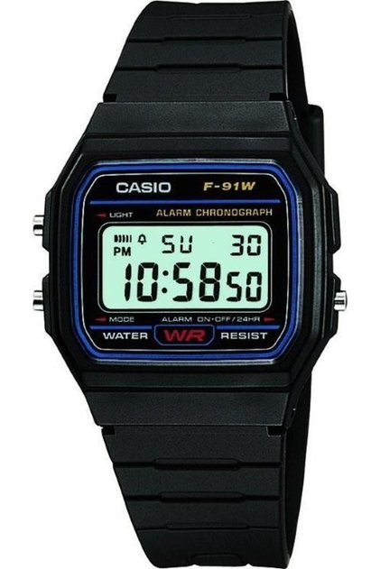 Ceas unisex STANDARD F-91W-1YEG Digital