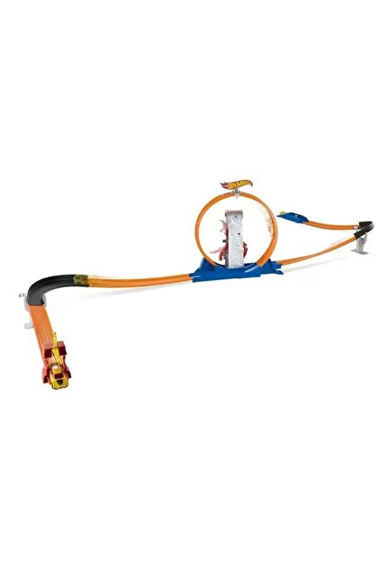 HOT WHEELS Motor Yarışçıları 3in1 Oyun Seti - Turbo Race Set DNN83