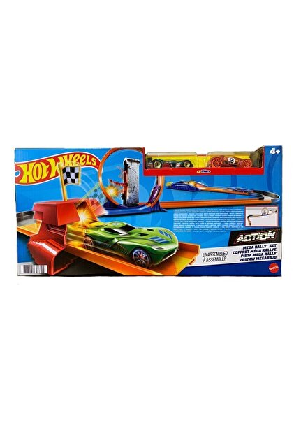 希少　Hot Wheels カスタムモータース 3in1 パワーセット HOT WHEELS Motor Yarışçıları 3in1 Oyun Seti - Turbo Race Set DNN83