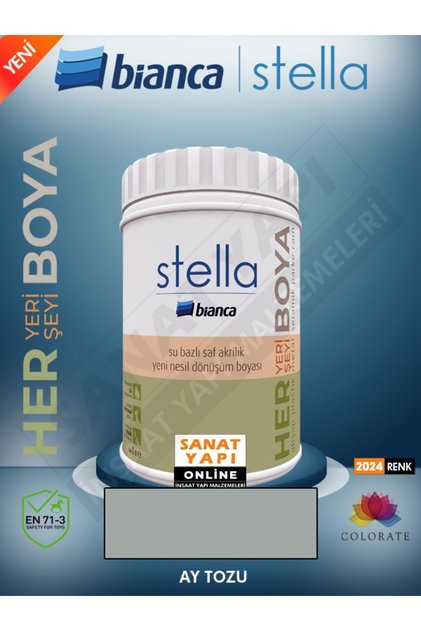Stella Su Bazlı Saf Akrilik Boya - Ay Tozu
