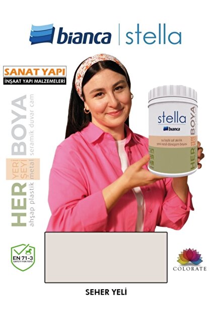 Stella Su Bazlı Akrilik Boya Seher Yeli