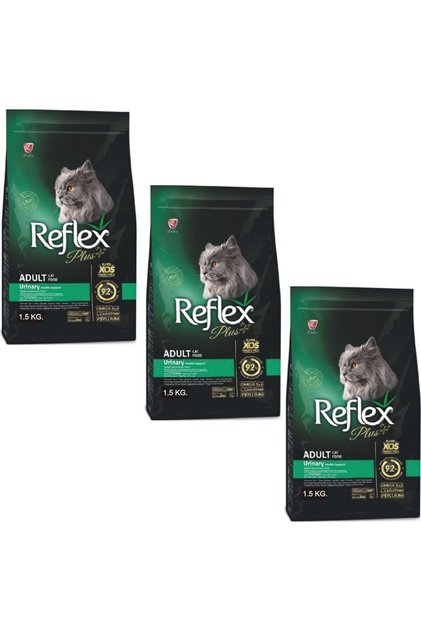 Plus Tavuklu Üriner Sistem Destekleyici Kedi Maması 1,5 Kg X3 Adet