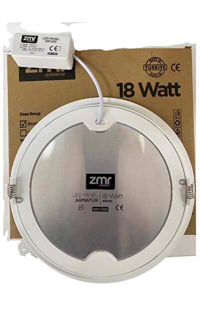 ZMR (2li) ZMR 18 W PANEL LED ARMATÜR SIVA ALTI SLİM PANEL 6500K