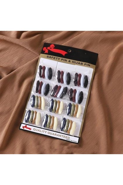 48-pack Safety Pin Scarf and Shawl Pin Scarf Clip Shawl Clip