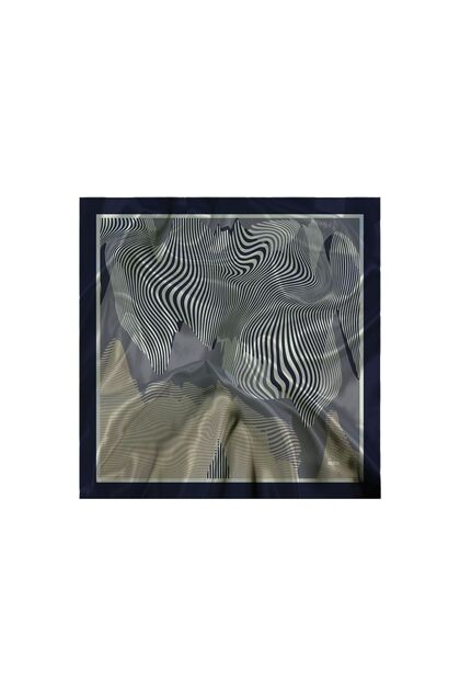 Twill Eşarp Ölçü 92 X 92 Zebra Desen