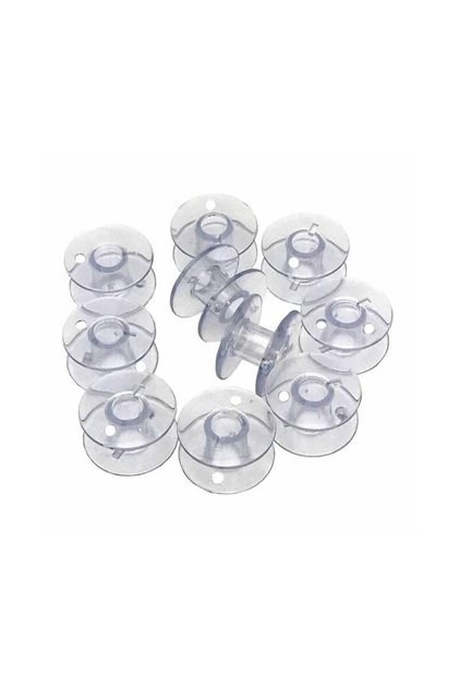 Plastic Roller 10 Pieces| Transparent